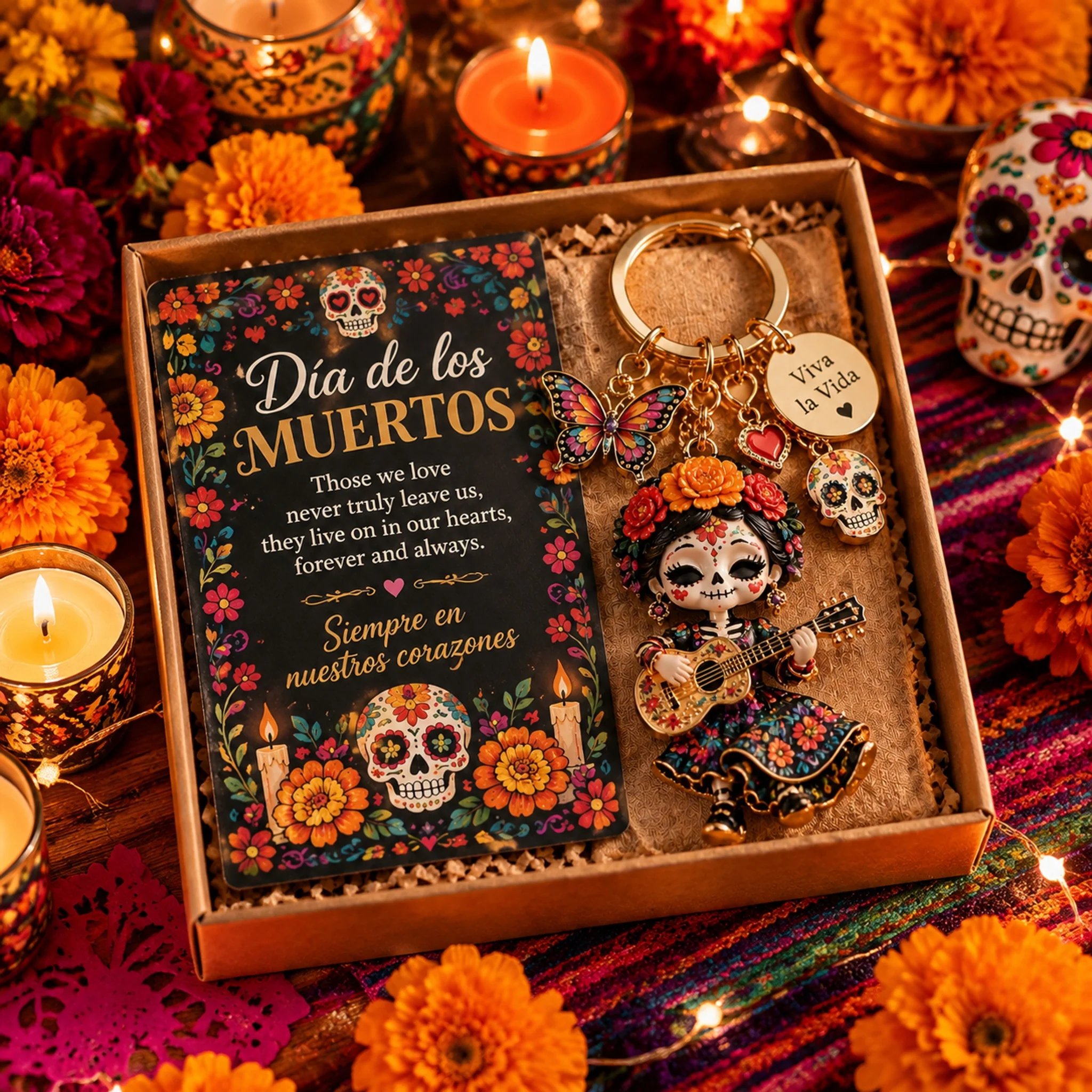Día de Muertos remembrance accessory
