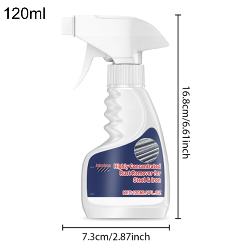 Powerful Rust Remover for Metal and Stainless Steel - 1 pc (120ml)
