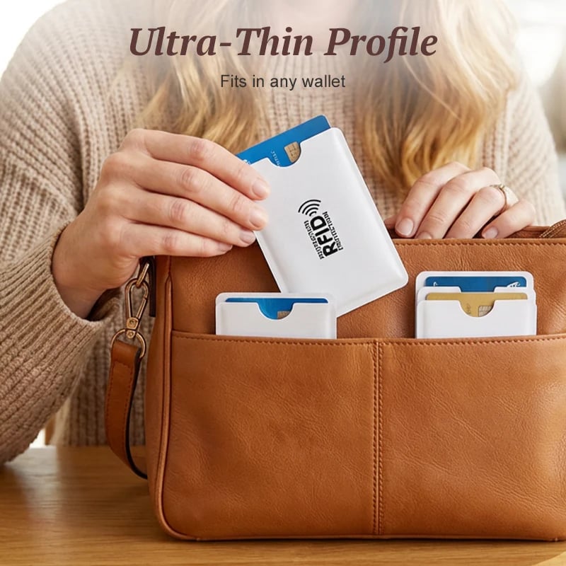 Ultra slim lightweight RFID blocking sleeve