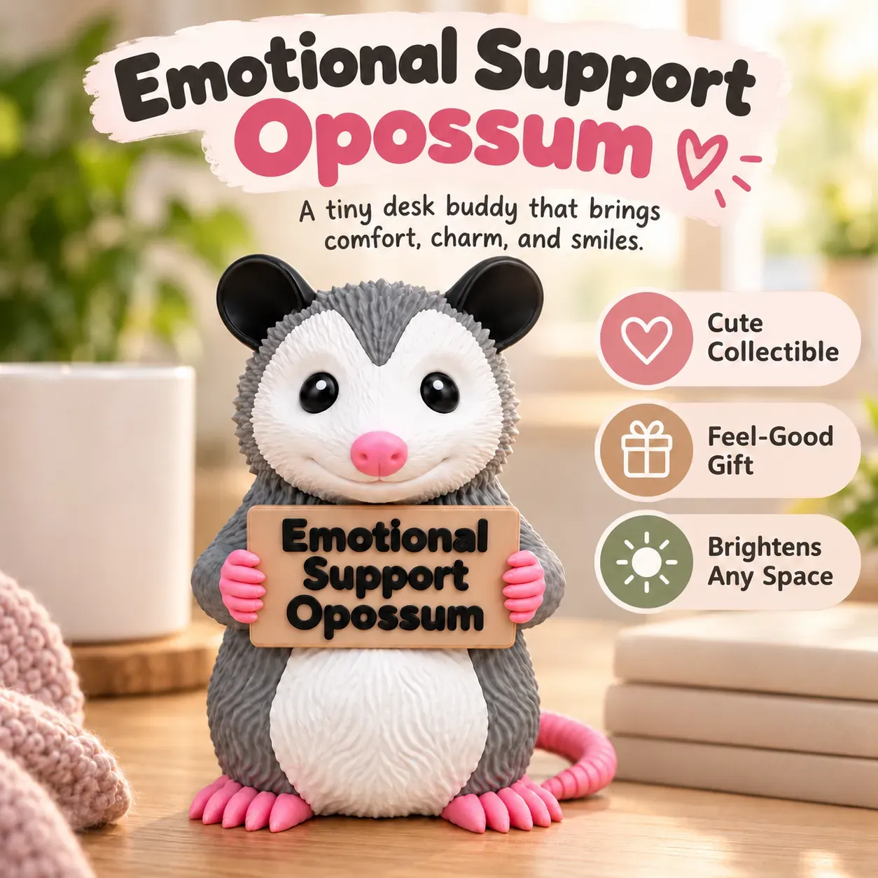Tiny Emotional Support Opossum Tiny Emotional Support Opossum