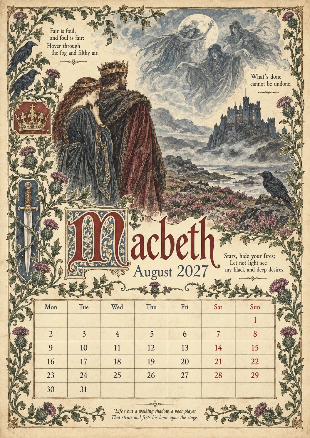 August — Macbeth