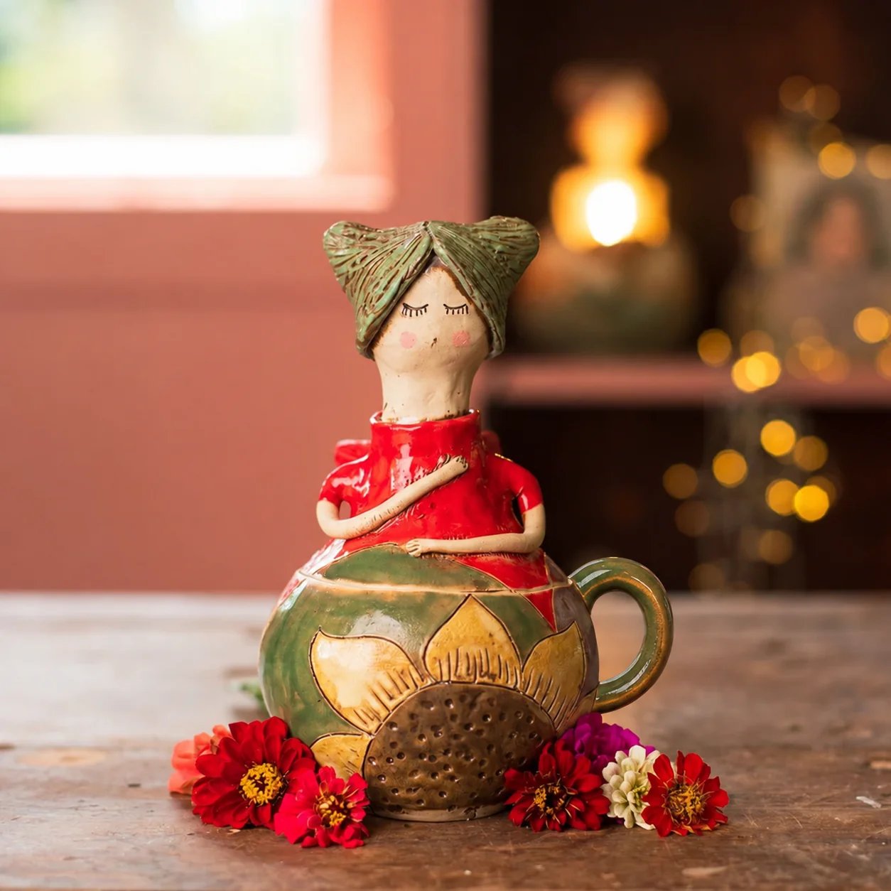 Elara fairy storage jar and mug