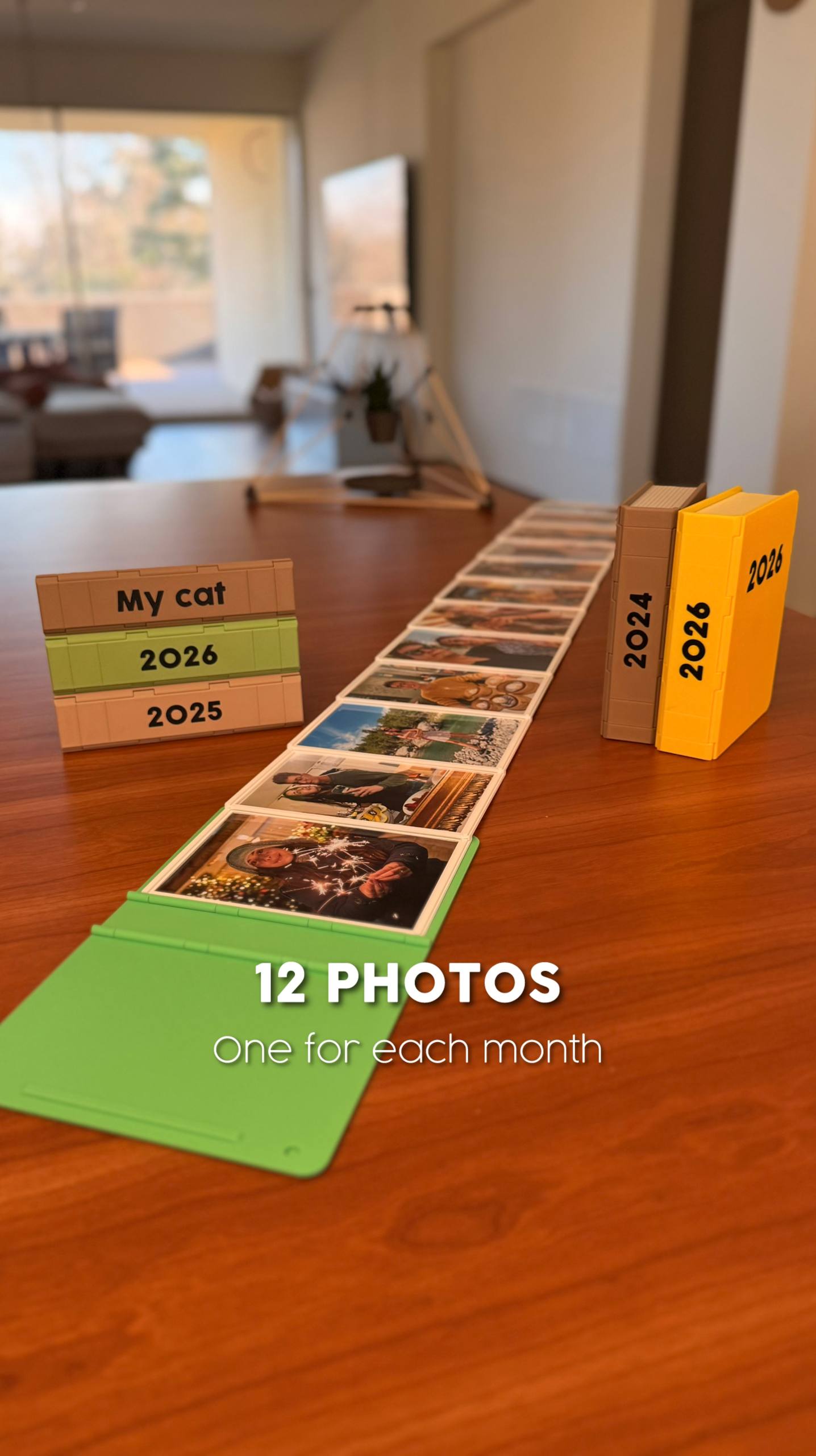 🌈3D-Printable Sliding Photo Album 📸✨