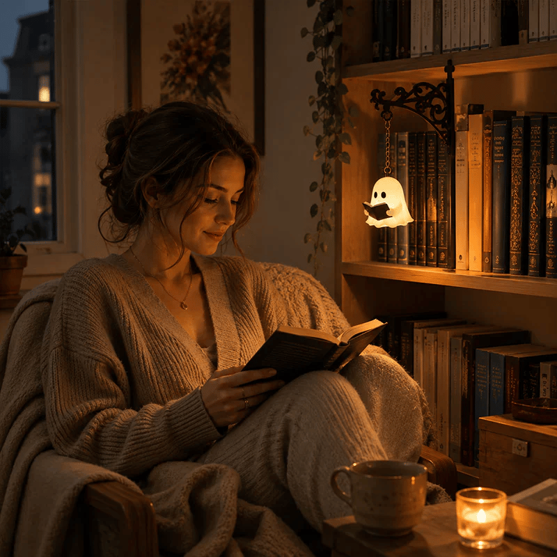 Warm ambient light in the dark