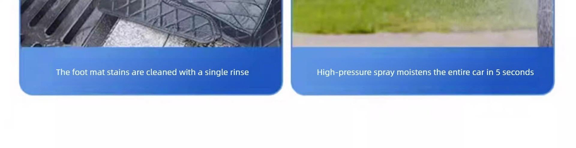 Home high-pressure car wash water gun with booster nozzle and hose, a must-have for watering plants and vegetables, and car washing.
