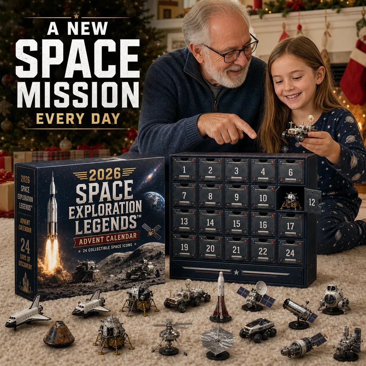 Space Exploration Legends Advent Calendar collection