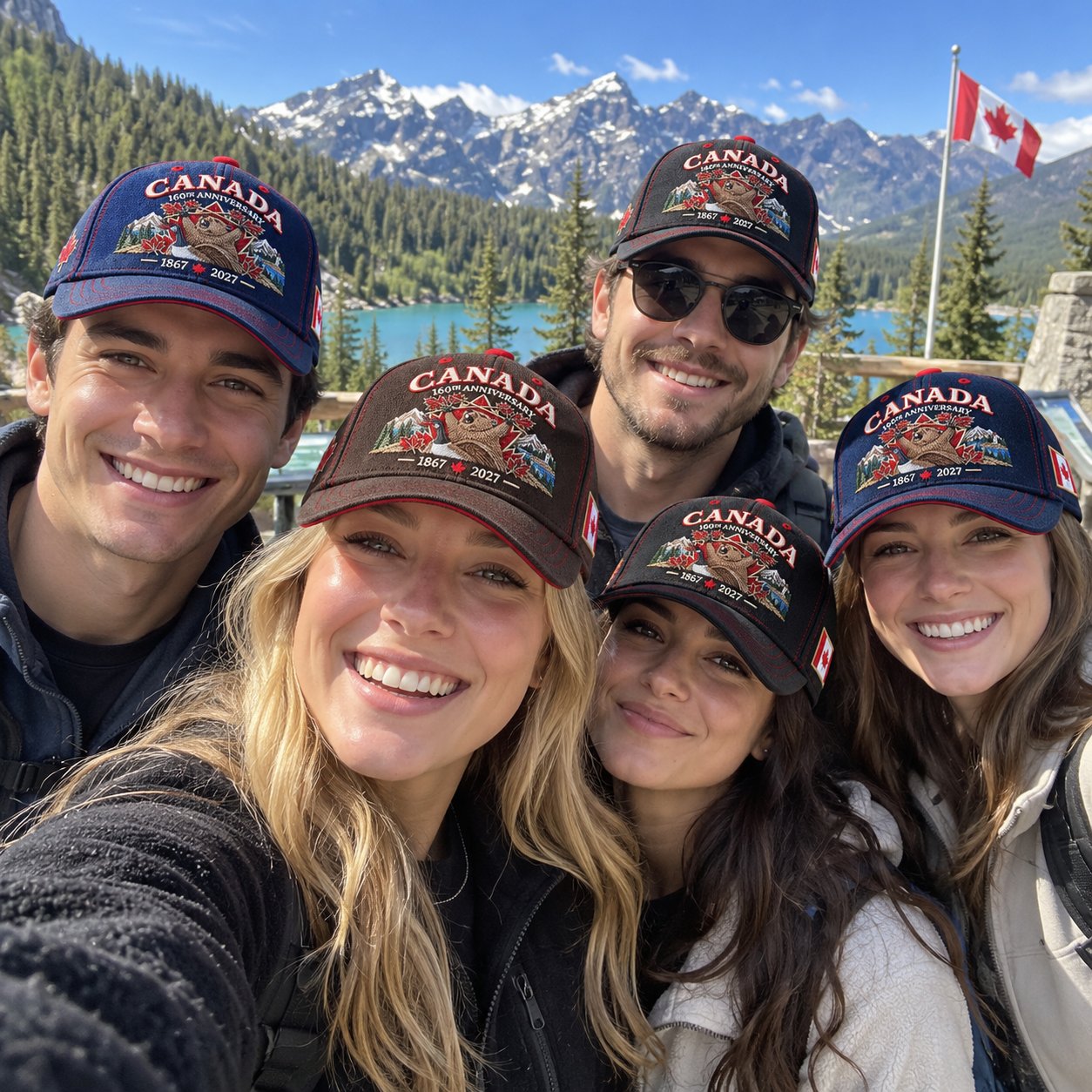Canada 1867 2027 hat embroidery