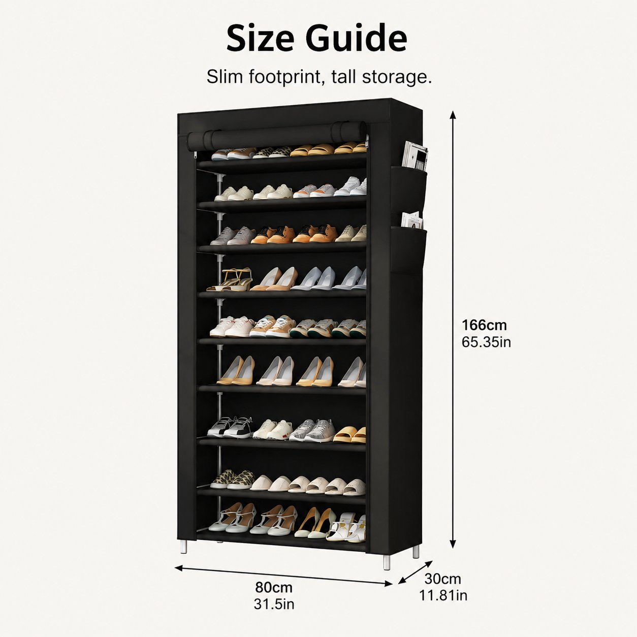 Dustproof shoe cabinet product details