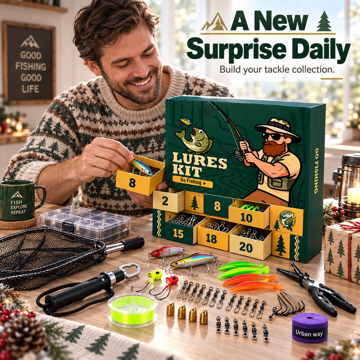 Fishing tackle collection gift