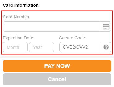 Payment methods