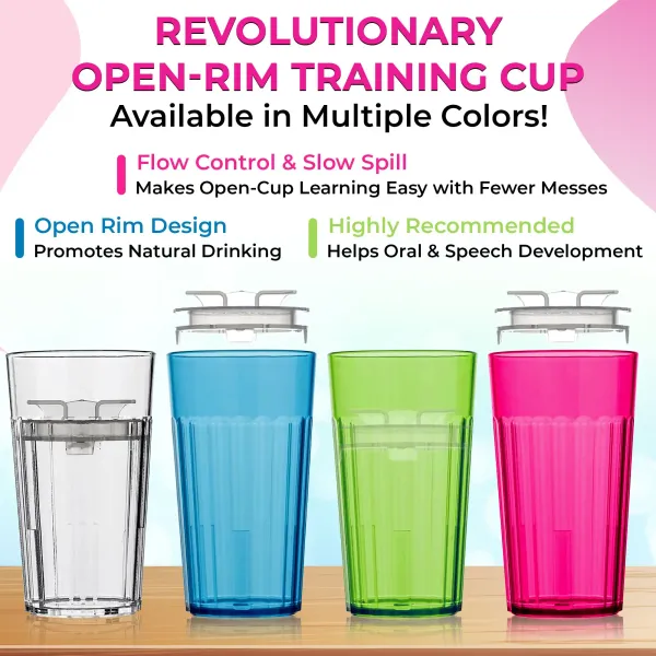 🍼 360-Rim Training Cup – Unbreakable, Safe & Pediatrician-Recommended ...