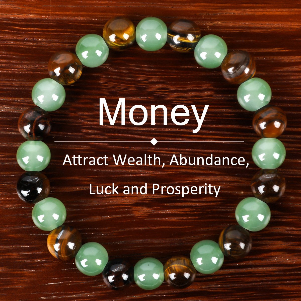 🔥LAST DAY 50% OFF🍀💰Money Attraction Bracelet with Green Aventurine & Tiger Eye