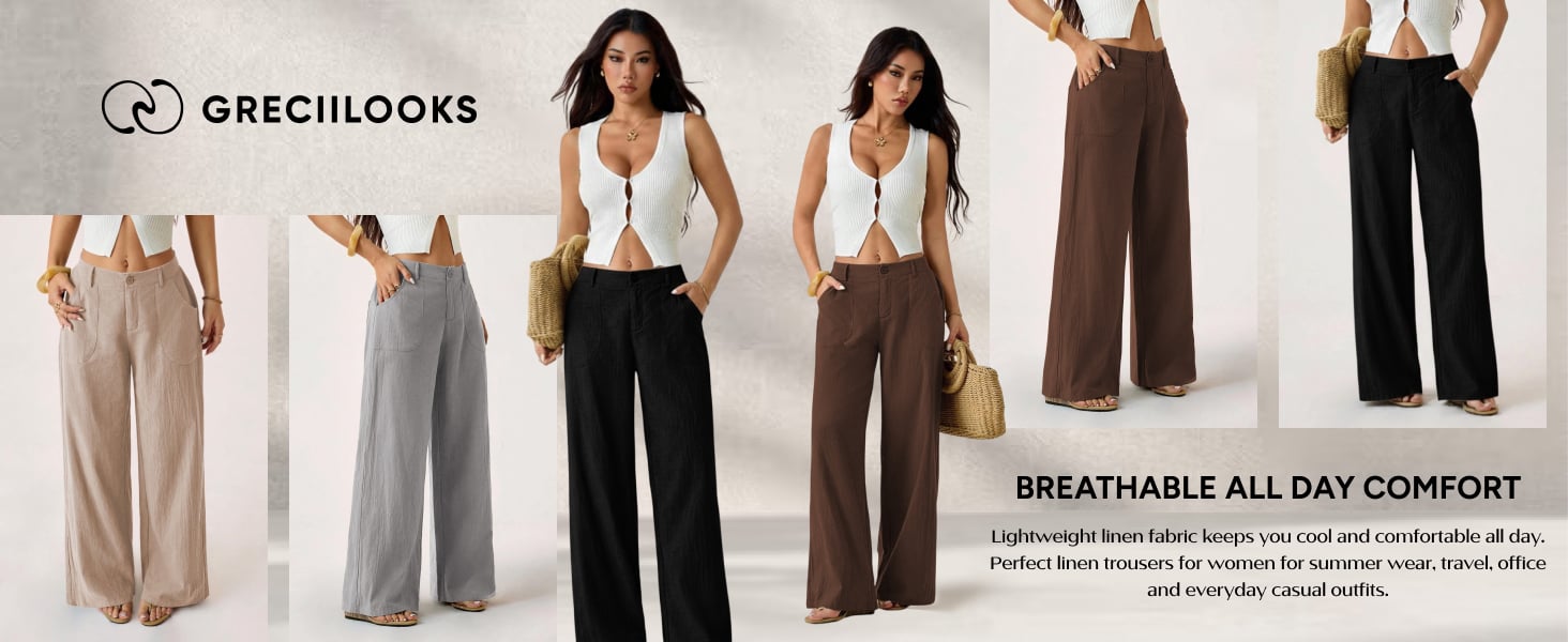 women wide leg pants