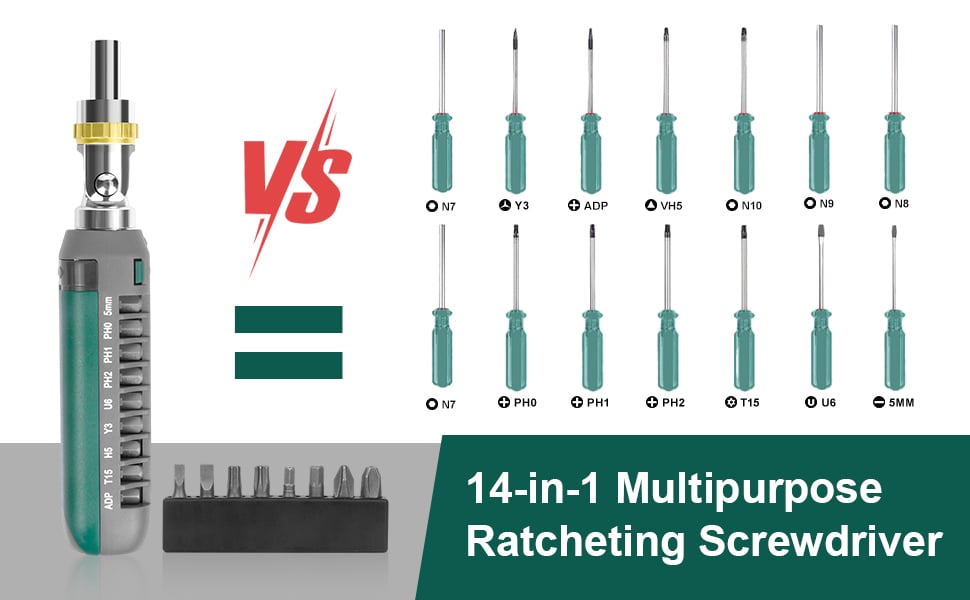 Ratcheting Screwdriver Set