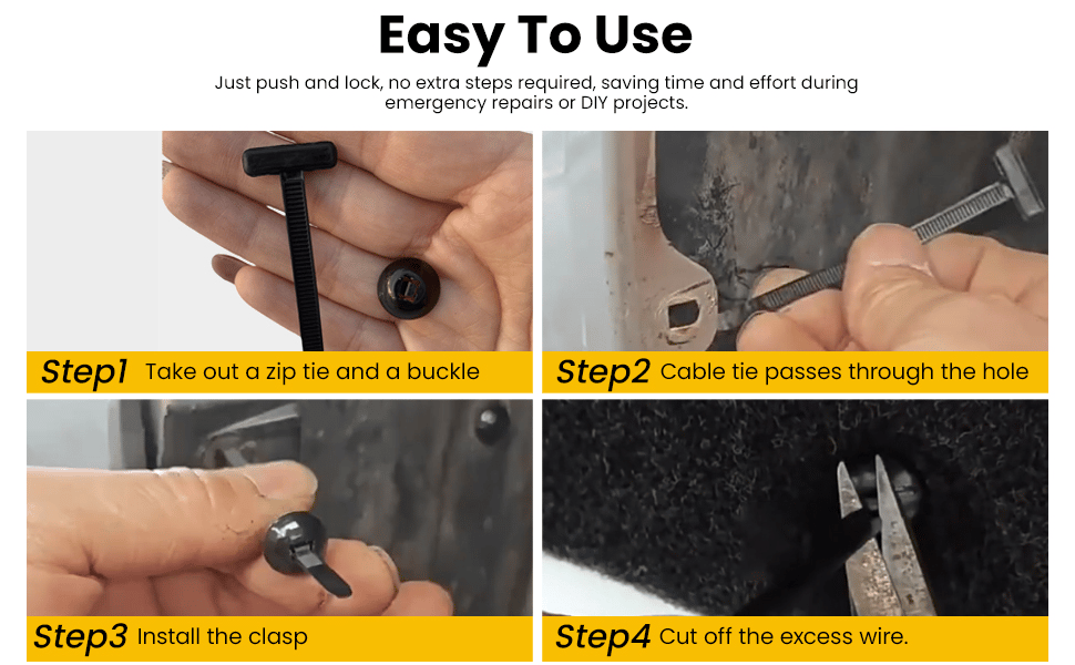 Nylon Universal Cable Tie Buckle