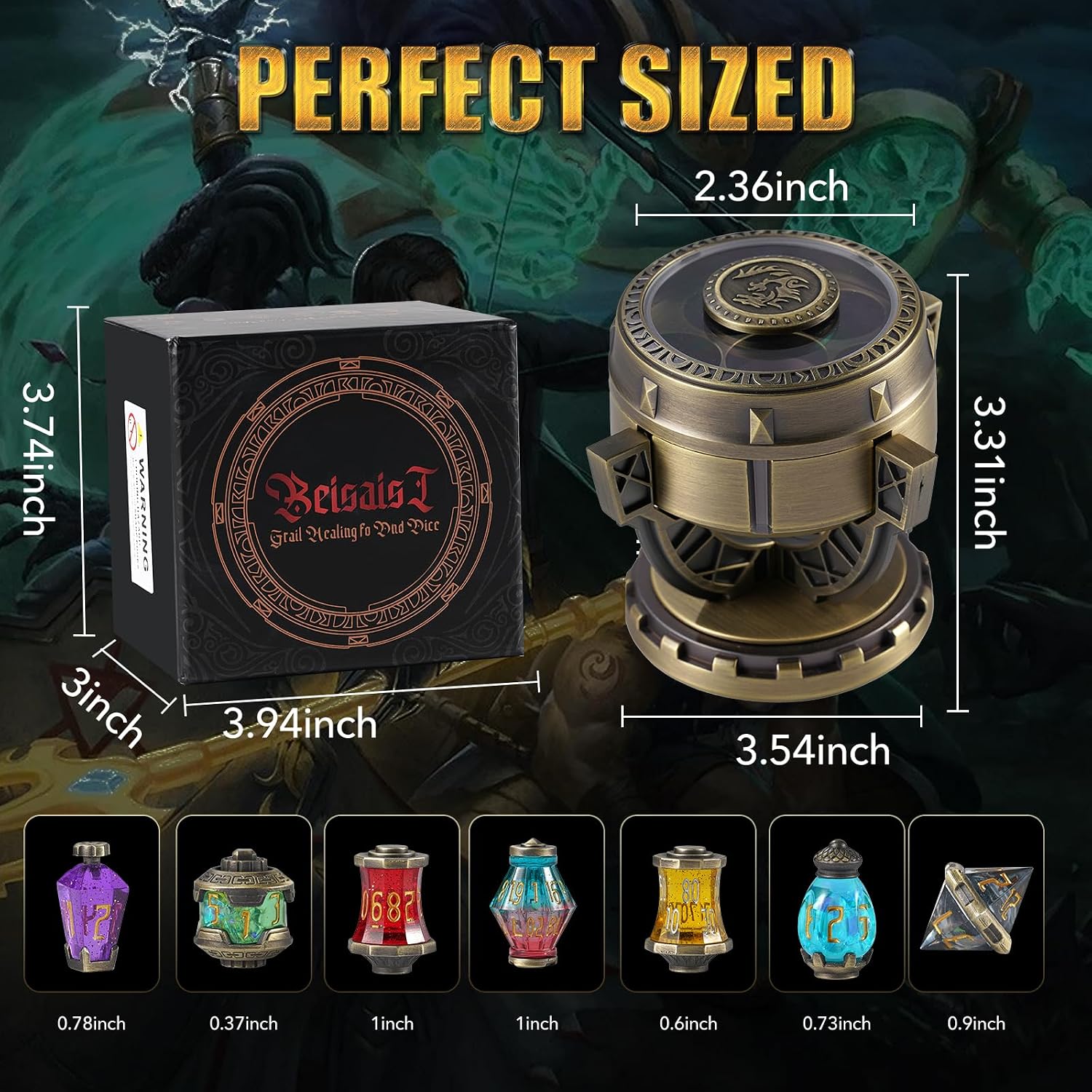 Magic Chalice Dice Storage Display