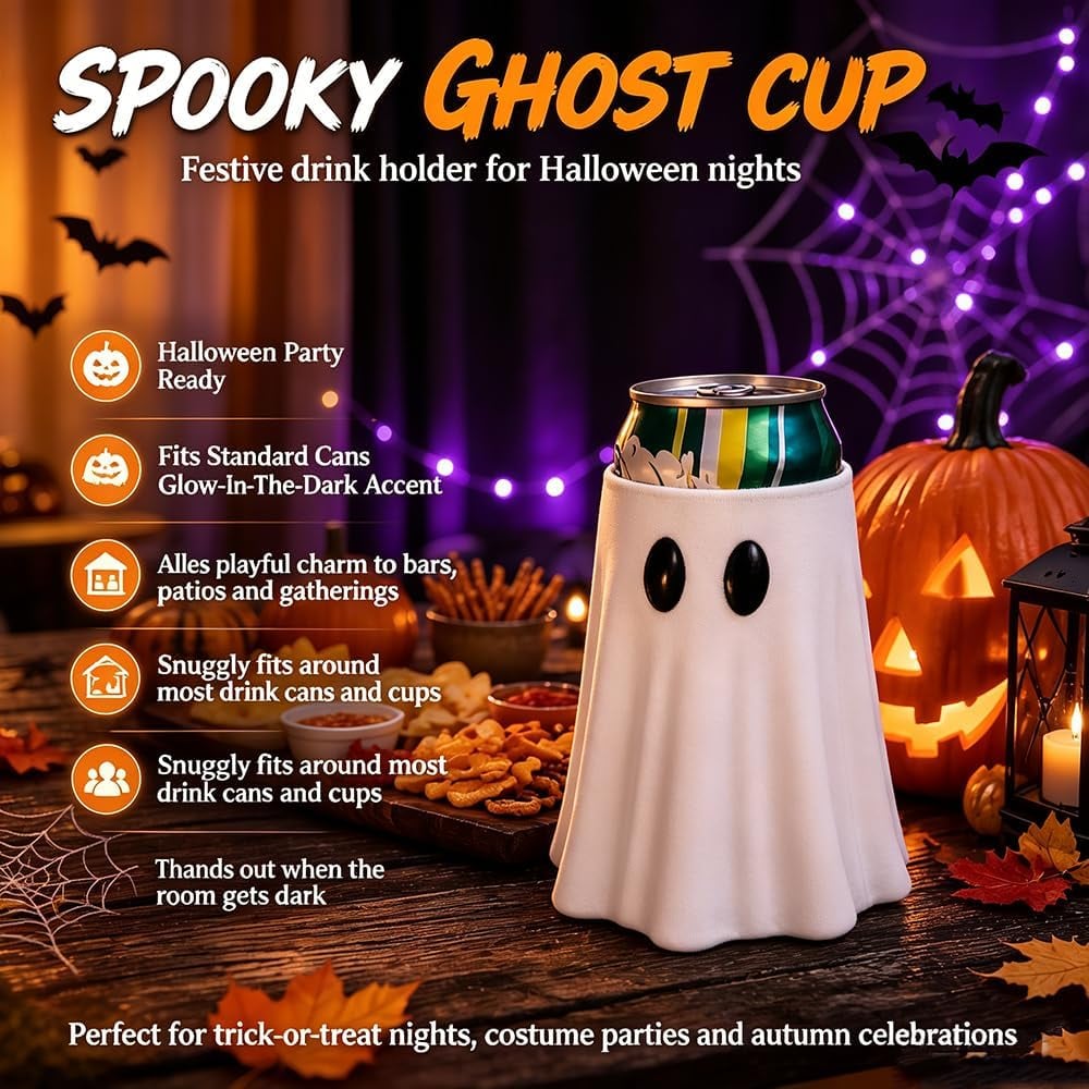 Ghost cup for Halloween party