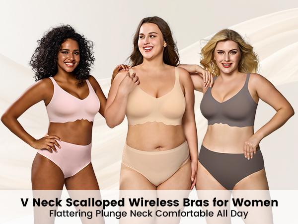 As Fairy Bras for Women Seamless Wireless Everyday Bra Comfortable Push Up Womenswear Full Coverage No Underwire Supportive Bra