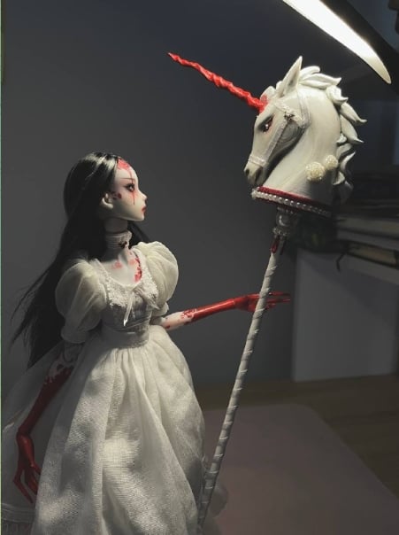 🔥LAST DAY 50% OFF - Crazy Alice Art Doll🖤