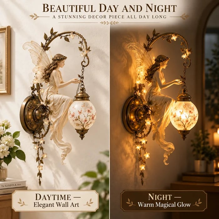 Fairy floral lantern warm glow