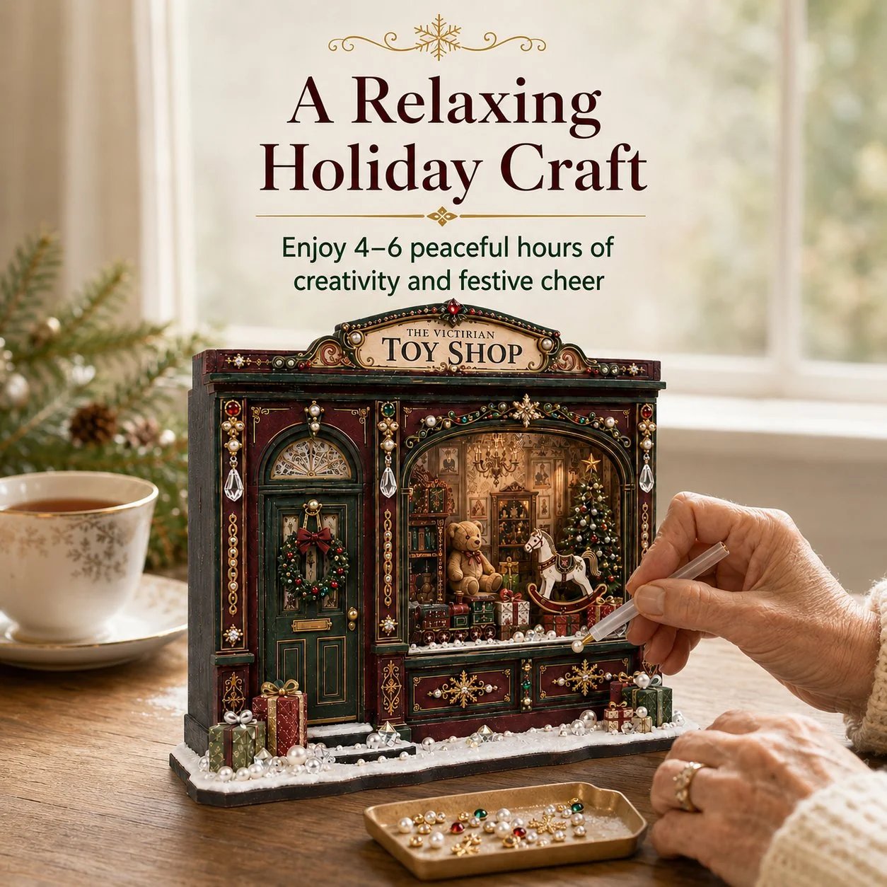 DIY holiday miniature decor