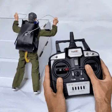 遥控器迷你降落伞