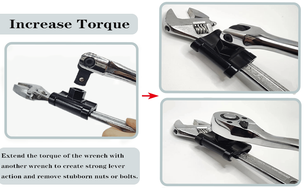 torque multiplier universal wrench extender wrench extension tool extended wrench adapter