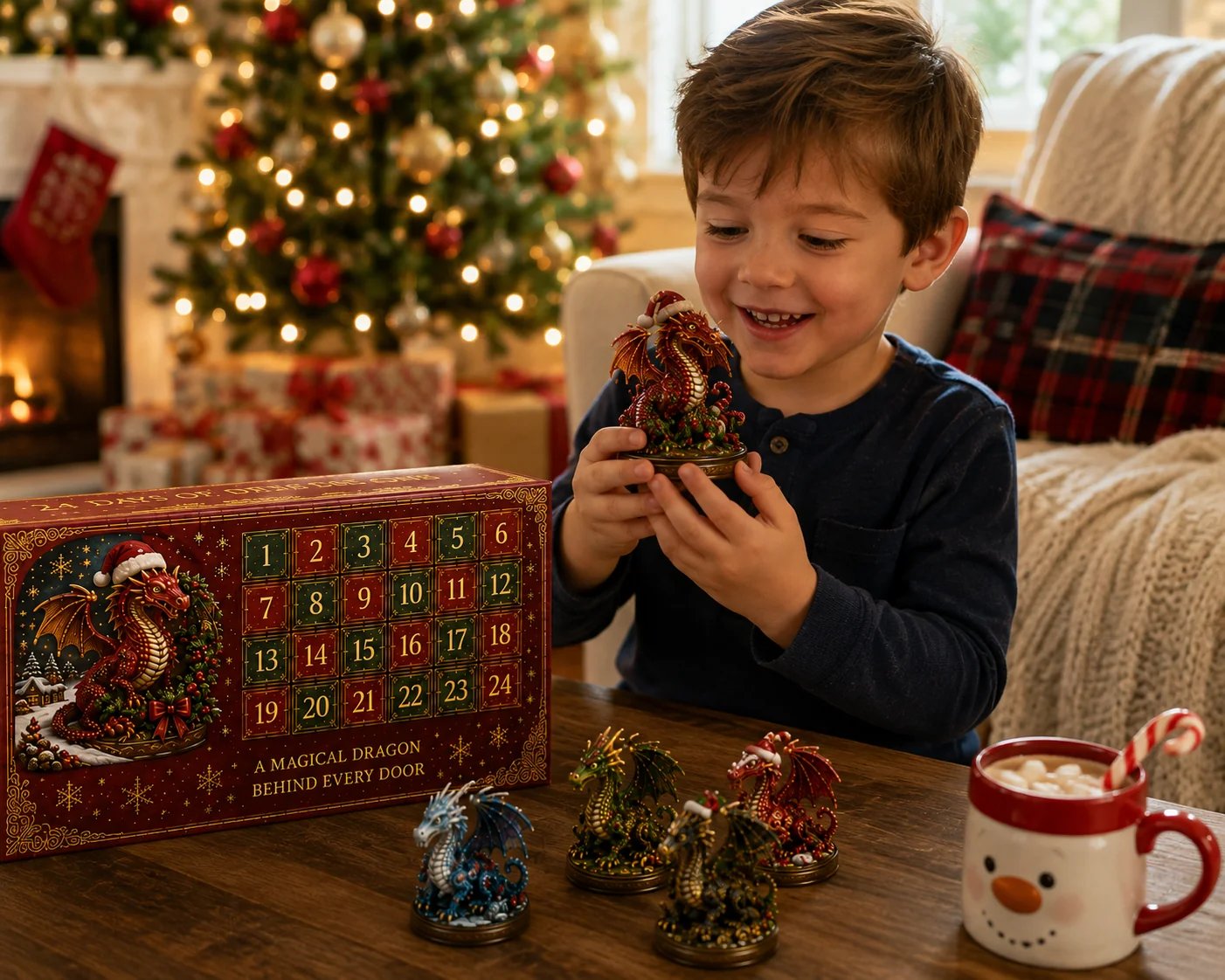 24 Days of Dragons Advent Calendar – 24 Unique Fantasy Dragons