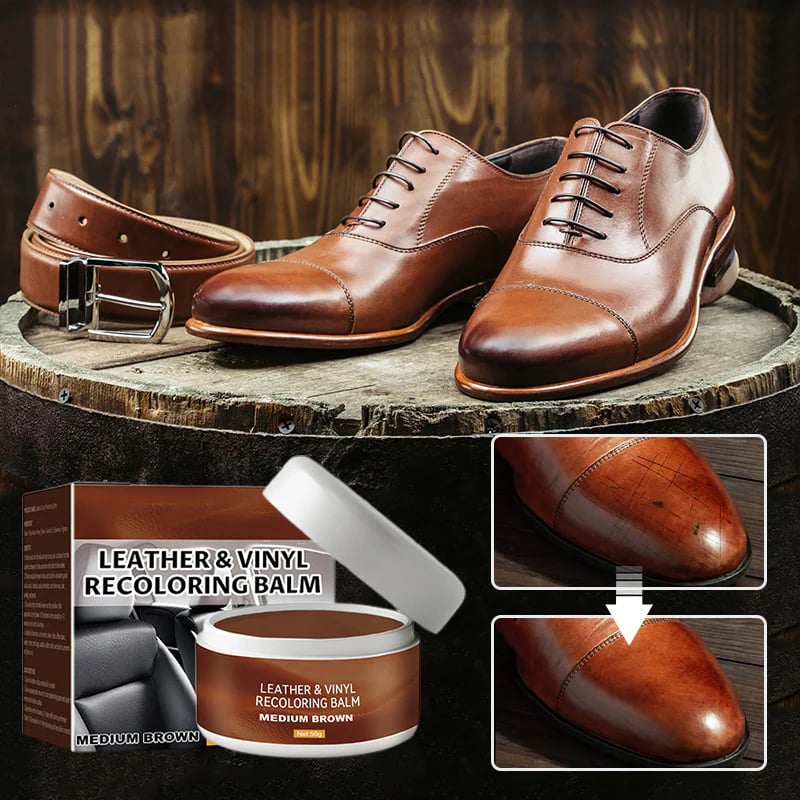 Leather repair paste application
