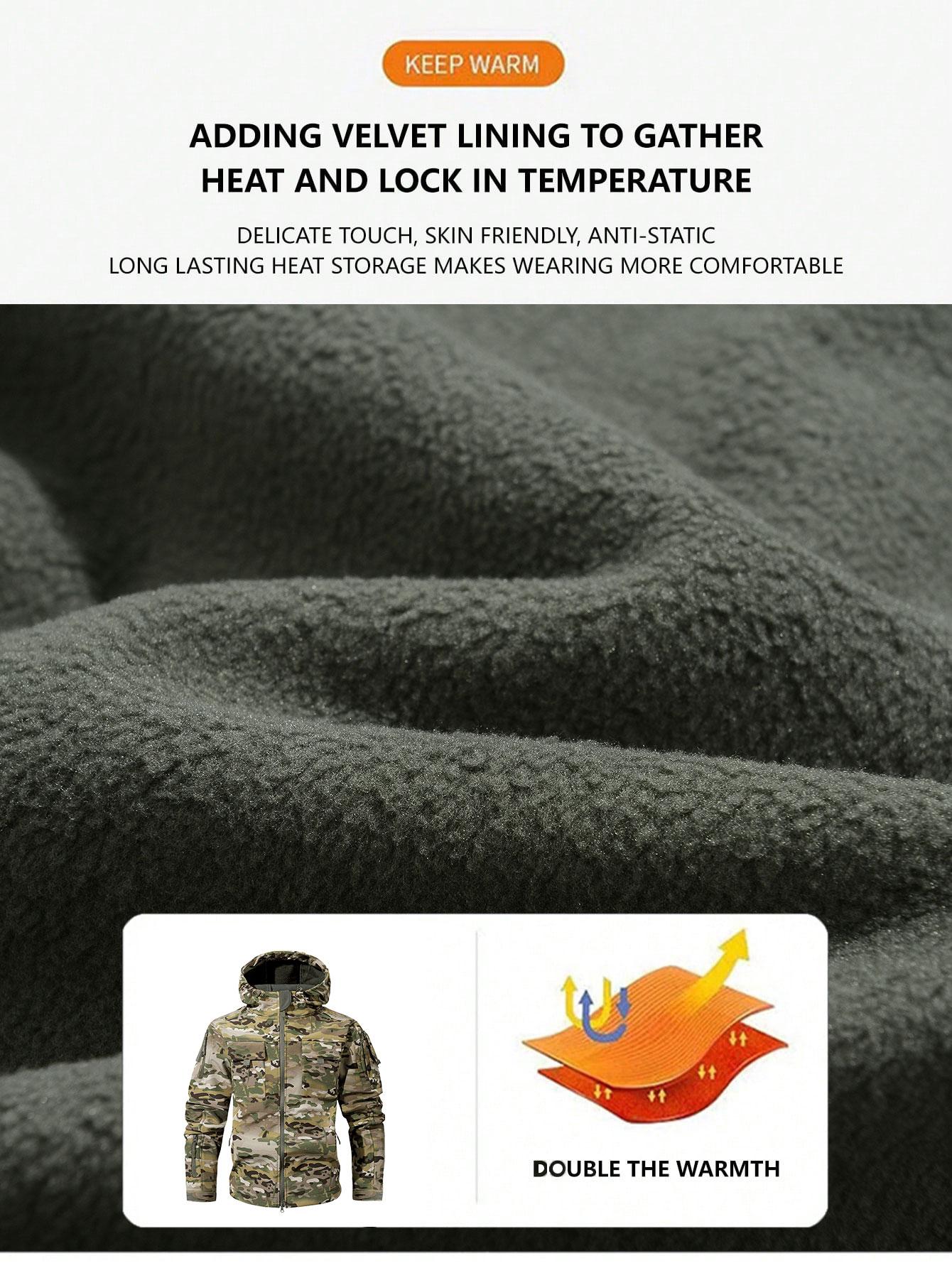 Men's utility jacket for rugged outdoor activities