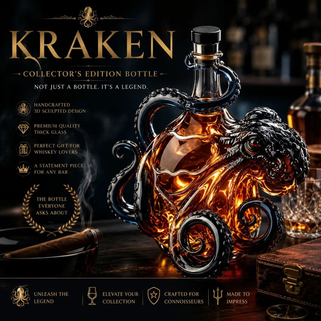 Octopus decanter display