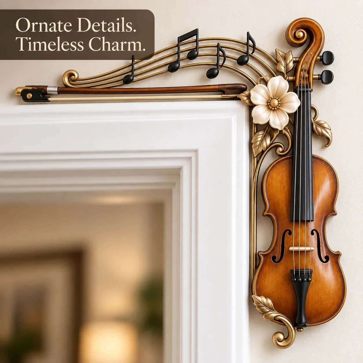 Full violin door topper product detail