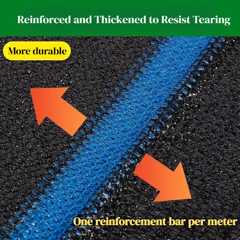 10x13 FT Sunshade Netting with Grommets 70-90% Resistant Sun Shade PE Mesh for Plant Pergola Patio Yard Greenhouse Chicken Coop Outdoor Shade PE Canopy Garden Pool and Outdoor Camping Accessories mesh shade net cover sunshade, Shaded Canopy, Garden