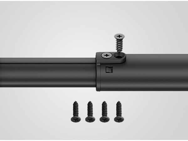 Safoner All-Aluminum RV Screen Door Handle Bar Preassembled Adjustable Crossbar for Flimsy Doors RV Camper Accessories Easy Setup Telescopic Design