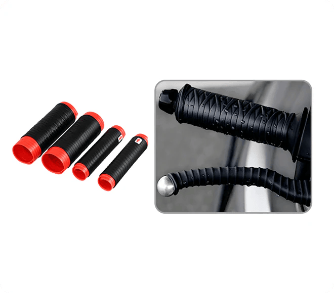 Universal Silicone Handlebar & Brake Lever Grip Covers - Black / Brake Lever Covers (1 Pair) + Handlebar Govers (1 Pair)