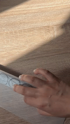 Illustrated recipe parchment demonstration