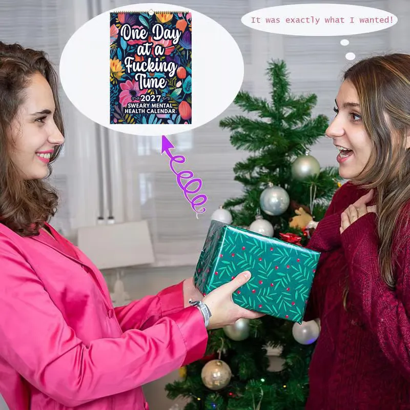 Idea de regalo de calendario divertido de salud mental 2027