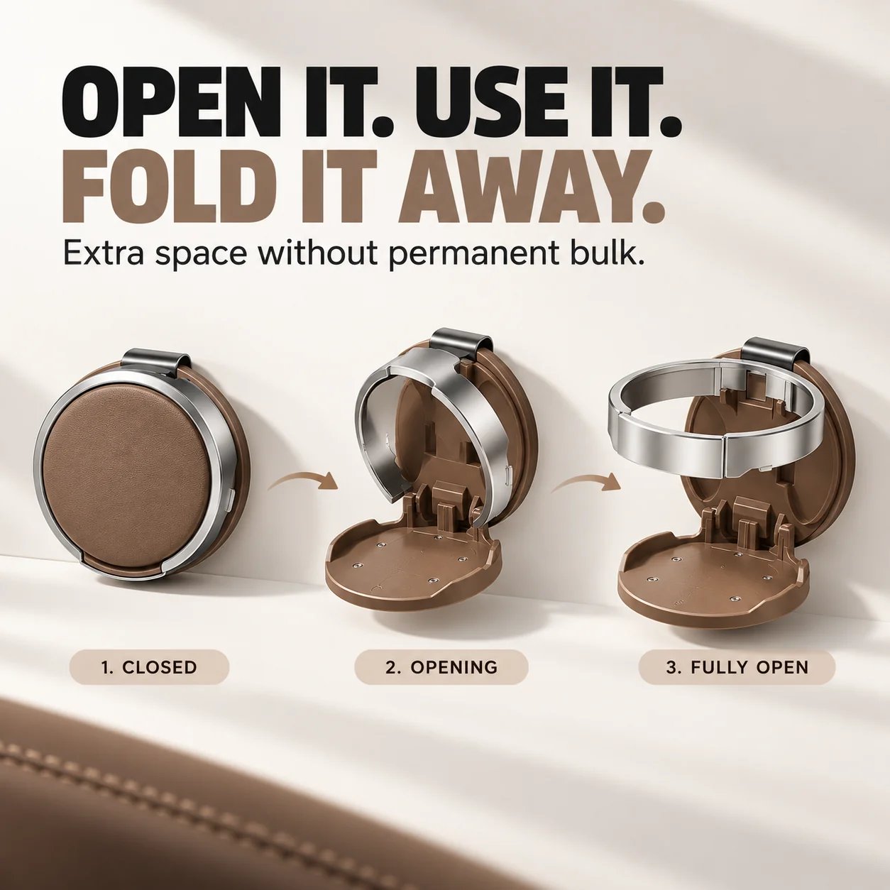 Space Saving Car Drink Holder
