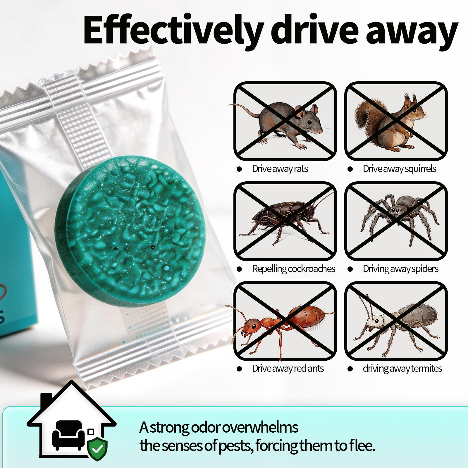 12-Pack Rodent Repellent Balls for Home Kitchen Effective Pest Control Solution 12-Pack Rodent Repellent Balls for Home Kitchen Effective Pest Control Solution