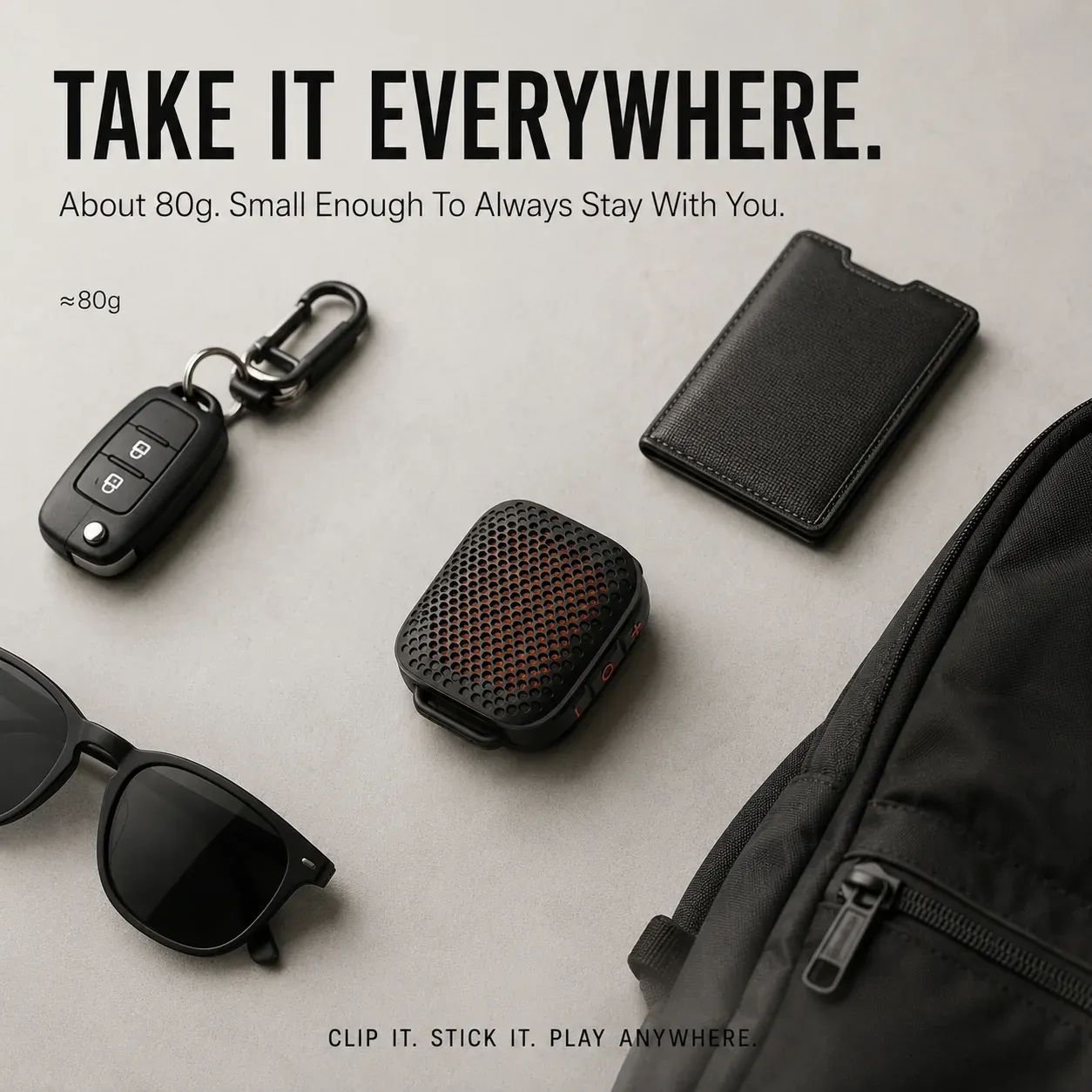 Compact portable speaker design