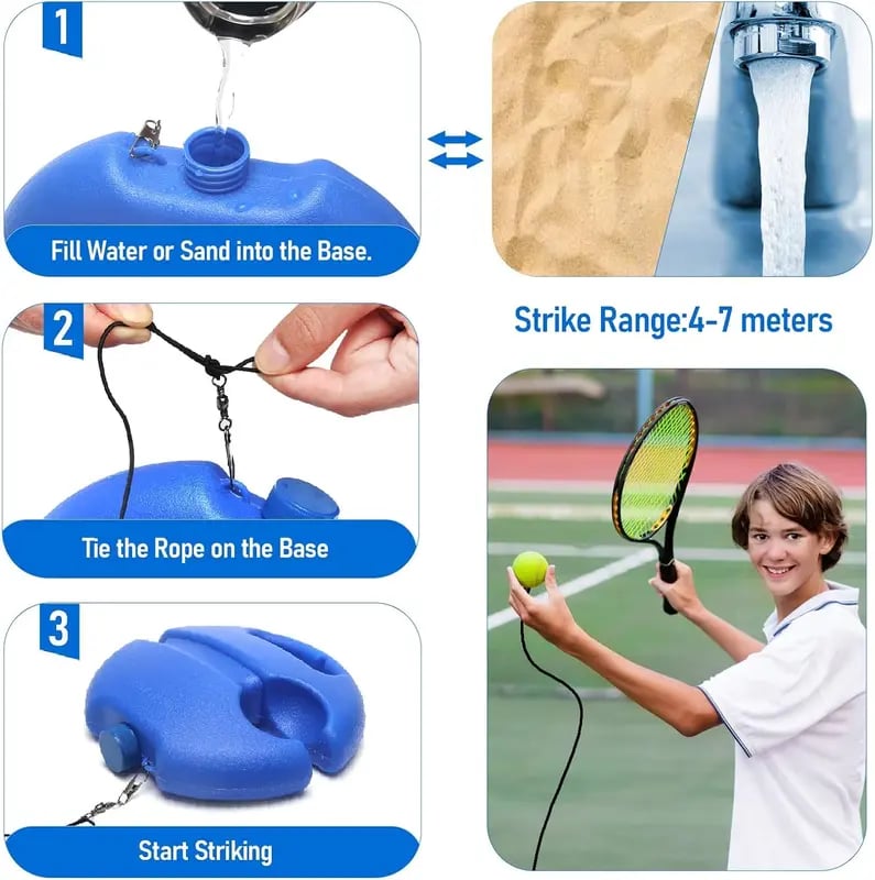 Last Day 49 OFFTennis Trainer Rebound Ball