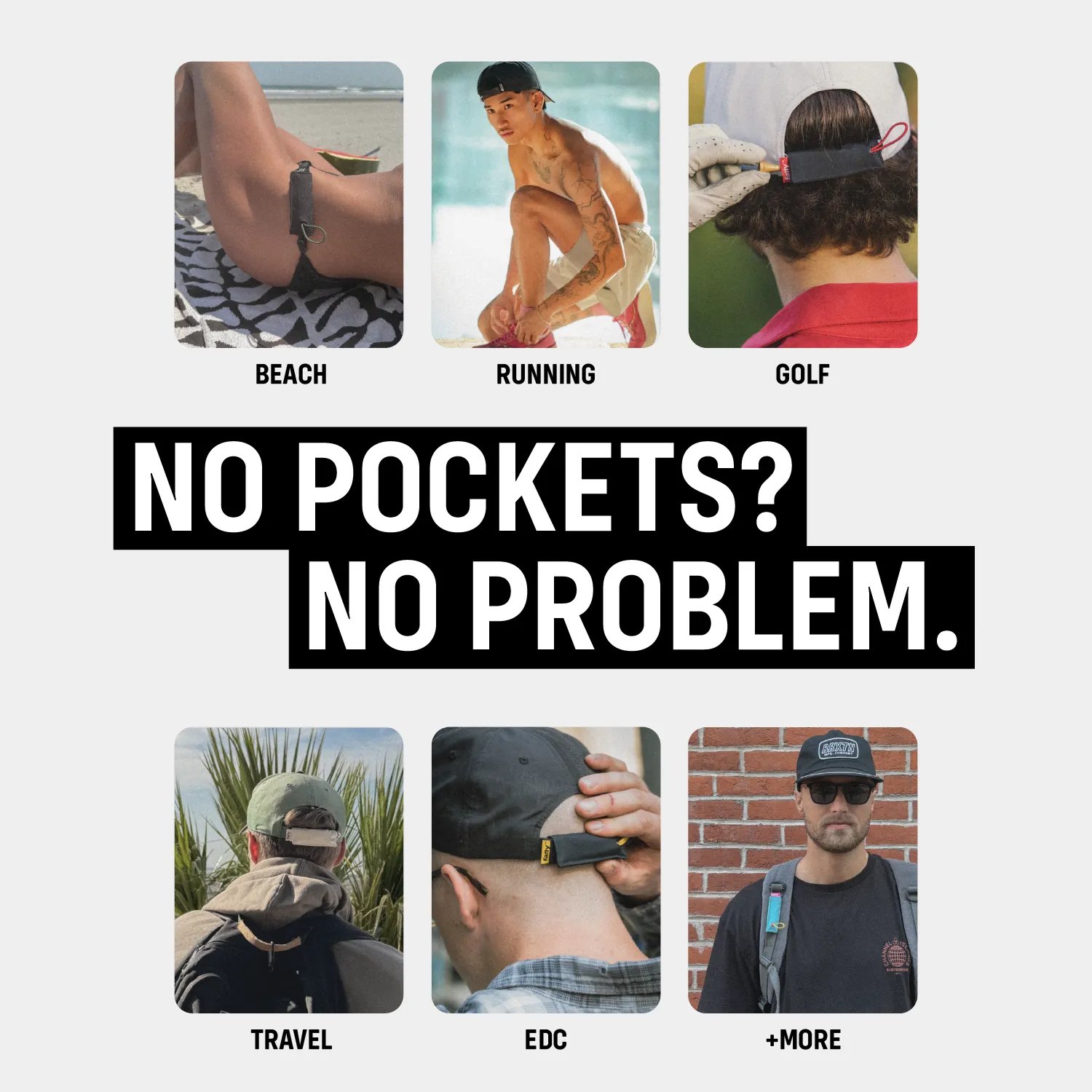 Storage pocket attached where regular pockets cannot go