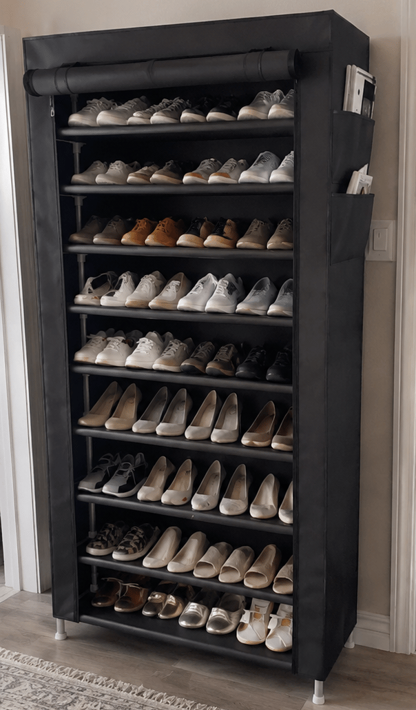 Dust cover shoe storage customer review