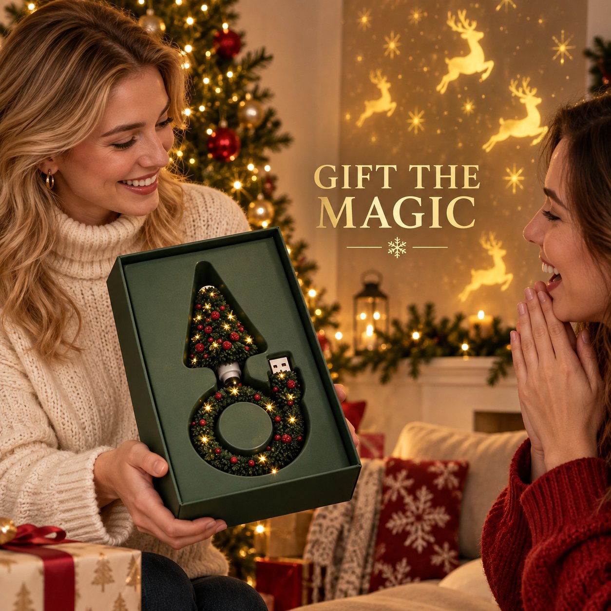 Christmas projection light effects