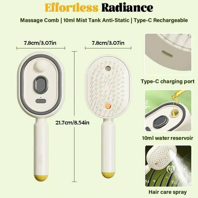 Portable electric comb for travel and daily use