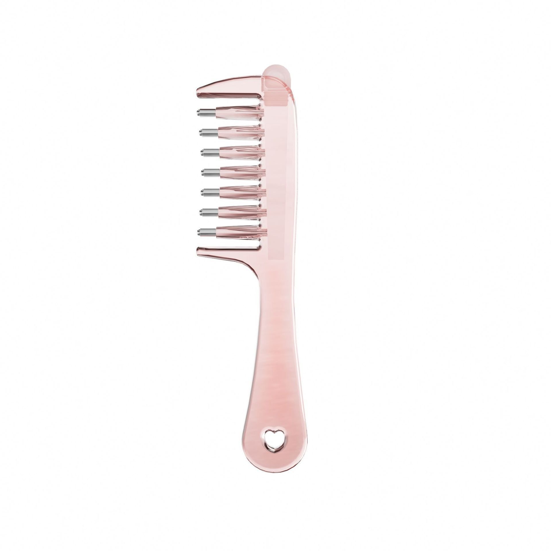 Scalp Liquid Applicator Comb, Refillable Hair Root Oil Massage Comb for Hair Care Treatment - Pink