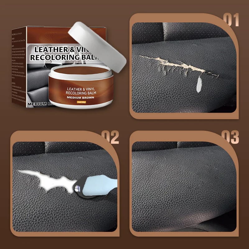 How to use leather repair paste