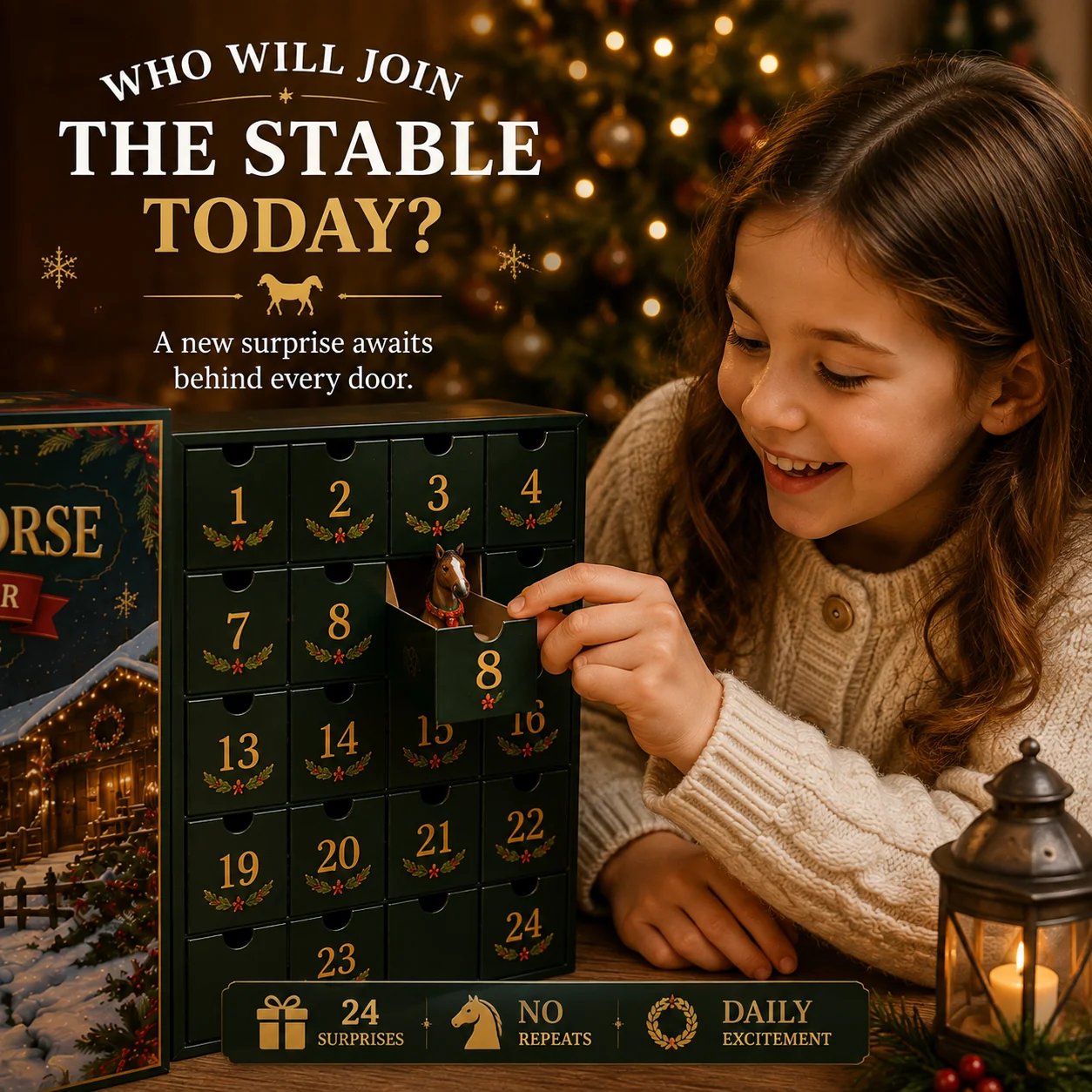 24 unique horse friends advent calendar