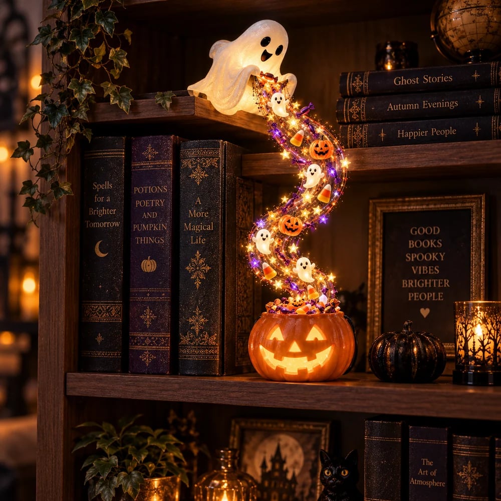 Ghost Halloween Magic Cascade