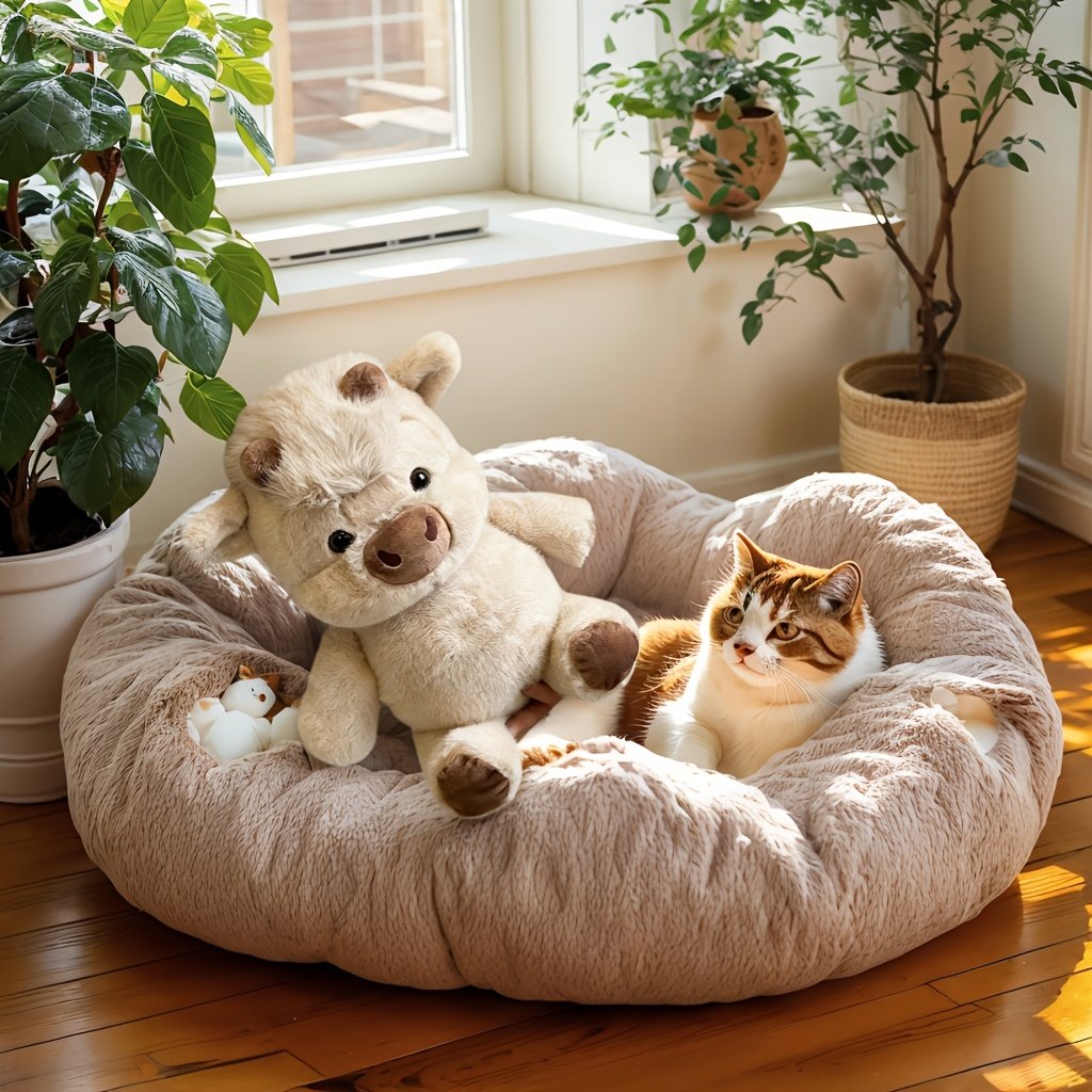 Family-friendly soft Highland cow plush toy